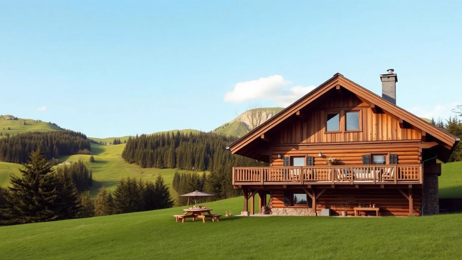 een mooi huis in de bergen tirol