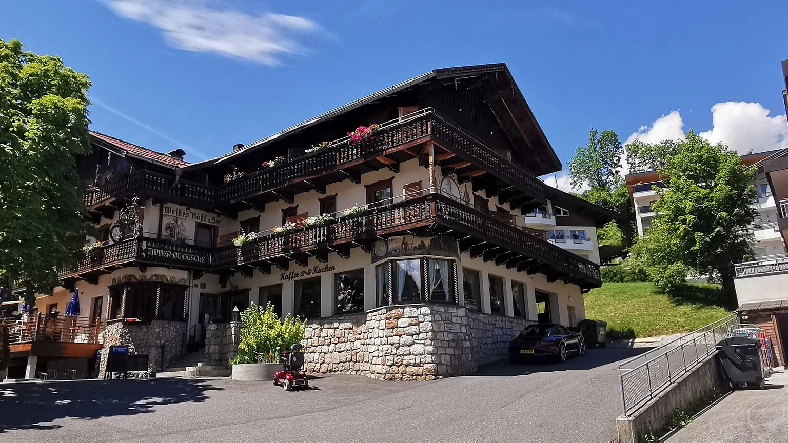 Luxe wellnesshotel met panoramisch uitzicht over de Alpen