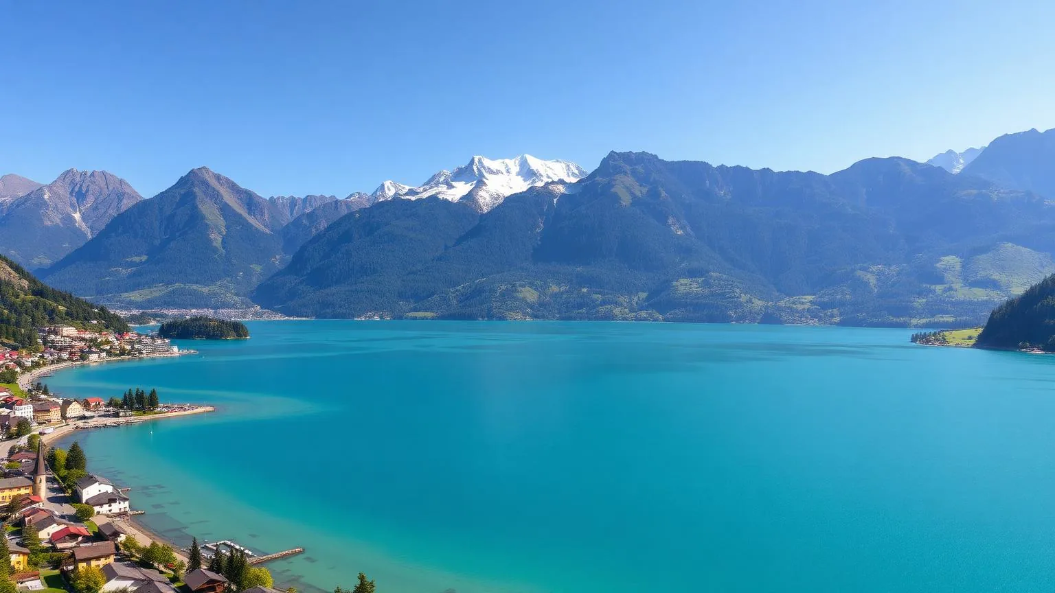 Bergpanorama in Salzburgerland met alpenweide en hoge toppen